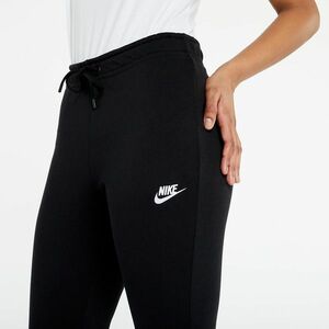 Pantaloni Nike Sportswear W Essential Fleece Mr Pant Tight Black/ White imagine