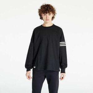 Tricou adidas Neuclassics Long Sleeve Shirt Black/ Wonder White imagine