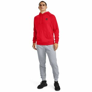 Hanorac Under Armour Rival Fleece Hoodie Red/ Onyx White imagine