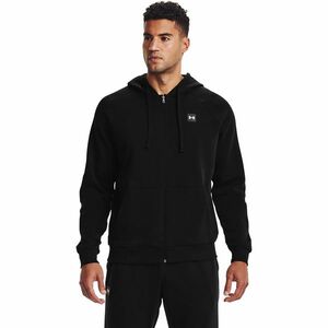 Under Armour Rival Fleece Fz Hoodie Black/ Onyx White imagine