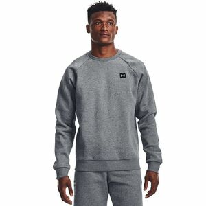 Hanorac Under Armour Rival Fleece Crew Gray/ Onyx White imagine