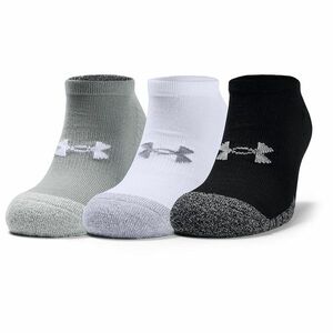 Under Armour Heatgear No Show 3-Pack Socks Gray imagine