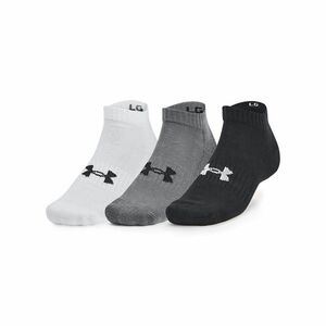 Under Armour Core Low Cut 3-Pack Socks Black/ White/ White imagine