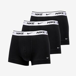 Nike Dri-FIT Everyday Cotton Stretch Trunk 3-Pack Black/ White imagine