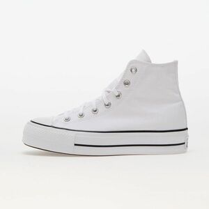 Sneakers Converse Chuck Taylor All Star Lift Platform Wide Width White/ Black/ White imagine