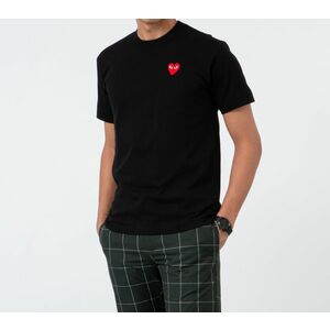 Tricou Comme des Garçons PLAY Tee UNISEX Black imagine