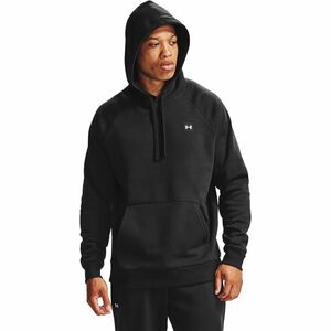 Hanorac Under Armour Rival Fleece Hoodie Black/ Onyx White imagine