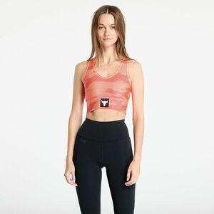 Under Armour Project Rock HeatGear Bra Orange imagine