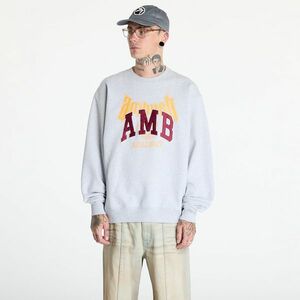 Hanorac Ambush Graphic Sweatshirt UNISEX Grey Melange/ Tap Shoe imagine