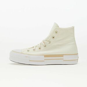 Sneakers Converse Chuck Taylor All Star Lift Platform Outline Sketch Oat Milk/ Egret/ White imagine