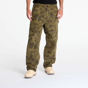 Blugi Carhartt WIP Duck Single Knee Pant Camo Duck/ Office Green imagine