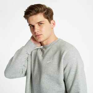 Hanorac Nike Sportswear Club Fleece Crewneck Dark Grey Heather/ White imagine