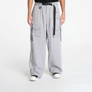 Pantaloni Y-3 Washed Twill Cargo Pants Solid Grey imagine