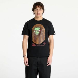 Tricou A BATHING APE Bape Horror Mad Face UNISEX Tee Black imagine