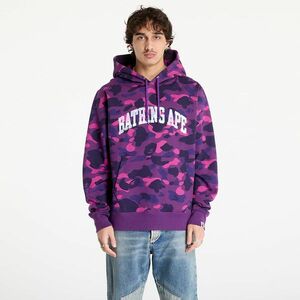 Hanorac A BATHING APE Color Camo Pullover Hoodie Purple imagine