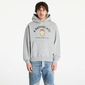 Hanorac A BATHING APE Polygon Relaxed Fit Pullover UNISEX Hoodie Gray imagine