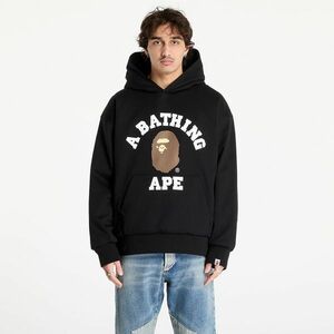 Hanorac A BATHING APE College Puffy Relaxed Fit Pullover Hoodie M Black imagine