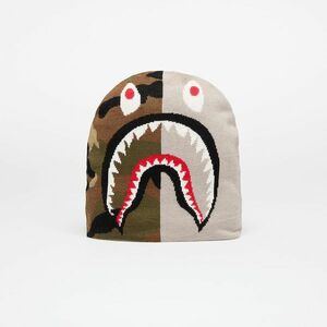 A BATHING APE 1st Shark Knit Hat Gray imagine