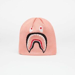 A BATHING APE 2nd Shark Knit Hat Pink imagine