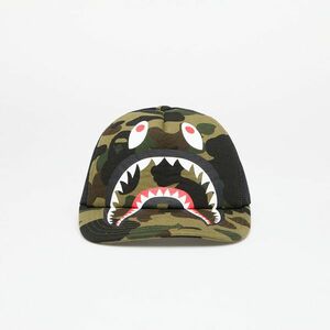 A BATHING APE 1st Camo Shark Mesh Cap Green imagine