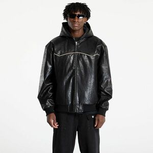 Jacheta PLEASURES Revenge Hooded Work Jacket Black imagine