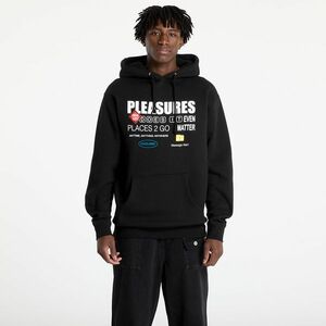 Hanorac PLEASURES Grass Fed Hoodie Black imagine