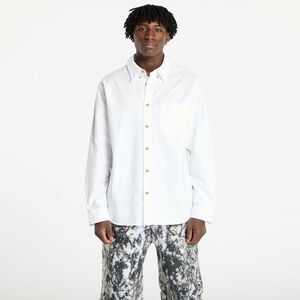 Cămașă Nike Life Men's Long-Sleeve Oxford Button-Down Shirt White/ White/ White imagine