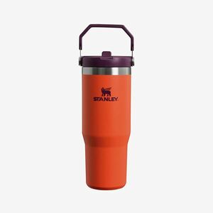 STANLEY The IceFlow™ Flip Straw Tumbler 890 ml Tigerlily Plum imagine