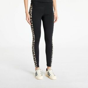 Colanți adidas Black Leopard Allover Print Leggings Black imagine