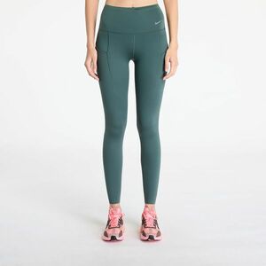 Colanți Nike Go Women's Firm-Support High-Waisted Full-Length Leggings with Pockets Vintage Green/ Black imagine