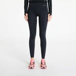 Colanți Nike Go Women's Firm-Support High-Waisted Full-Length Leggings with Pockets Black/ Black imagine