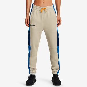 Pantaloni Under Armour Rival Fleece SP Pant Stone/ Victory Blue/ Stone imagine