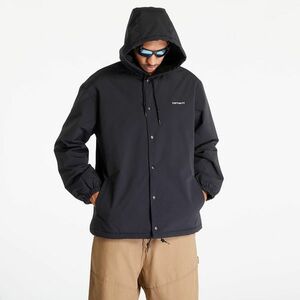 Jacheta Carhartt WIP Hooded Coach Jacket UNISEX Black/ White imagine