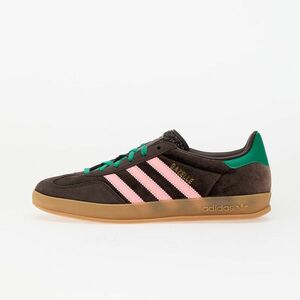 Sneakers adidas Gazelle Indoor W Dark Brown/ Glow Pink/ Court Green imagine