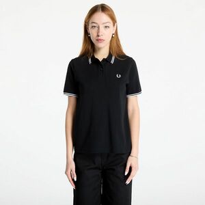 Tricou FRED PERRY Twin Tipped Polo Shirt Black imagine