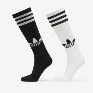 adidas Knee Sock 2-Pack White/ Black imagine