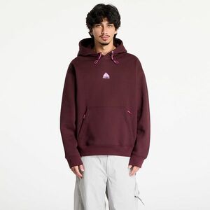 Hanorac Nike ACG Therma-FIT Fleece Pullover Hoodie UNISEX Burgundy Crush/ Summit White imagine