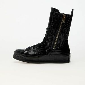 Sneakers Converse Chuck 70 Plus Xhi Leather Black/ Black/ Light Gold imagine