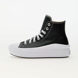 Sneakers Converse Chuck Taylor All Star Move Platform Leather Black/ White/ White imagine