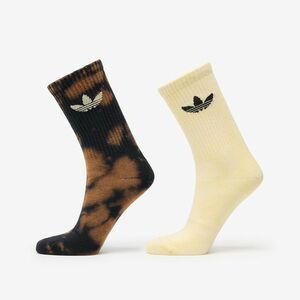 adidas Acid Wash Crew Socks 2-Pack Black/ Almost Yellow imagine