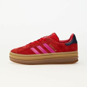 Sneakers adidas Gazelle Bold W Red/ Semi Lucid Fuchsia/ Night Indigo imagine