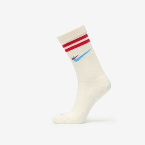 Nike Everyday Plus Force Cushioned Crew Socks Sail/ University Red/ University Blue imagine