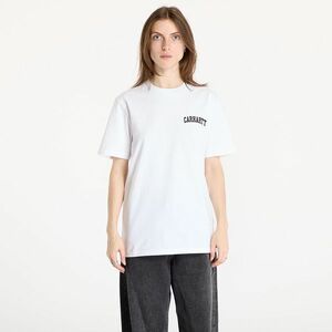 Tricou Carhartt WIP S/S University Script T-Shirt UNISEX White/ Black imagine