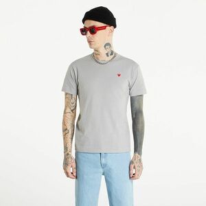 Tricou Comme des Garçons PLAY Heart Logo Tee UNISEX Grey imagine