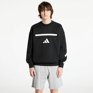 Hanorac adidas Z.N.E. Sweatshirt Black/ White imagine