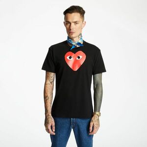 Tricou Comme des Garçons PLAY Tee UNISEX Black imagine