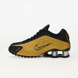 Sneakers Nike W Shox R4 Black/ Metallic Gold-Metallic Silver imagine