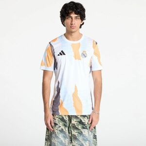 Jersey adidas Real Madrid 24/25 Pre-Match Jersey White/ Crew Orange/ Charcoal/ Glow Blue imagine