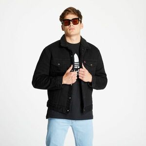 Jacheta Levi's ® Type 3 Sherpa Denim Jacket Black imagine