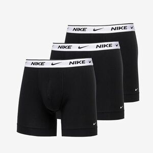 Nike Everyday Cotton Stretch Boxer Brief 3-Pack Black/ White imagine